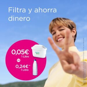 BRITA Jarra con filtro de agua Marella blanca (2.4 l) 4