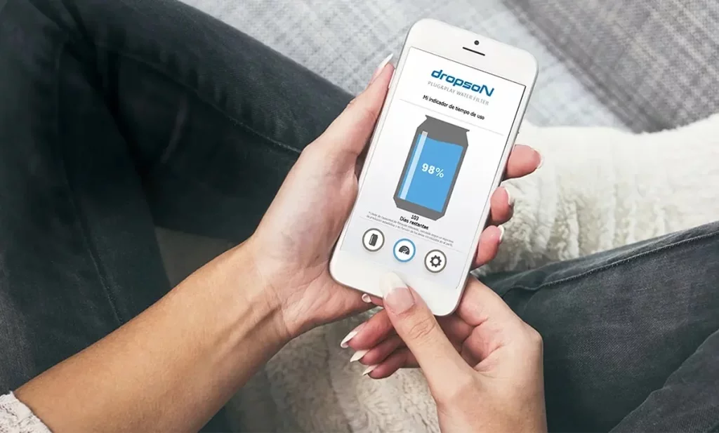 DROPSON Control: la App para Smartphone de la Lata Filtrante de DROPSON